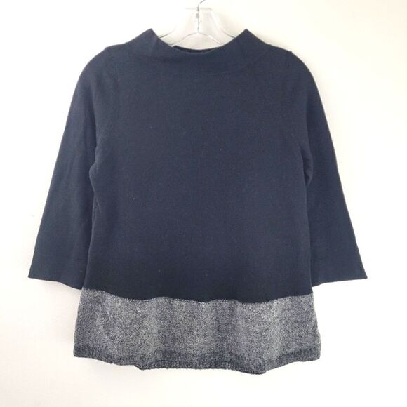 ANTHROPOLOGIE mock neck cashmere blend sweater - Picture 1 of 9